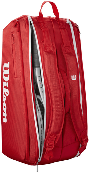 Сумка теннисная Wilson Super Tour Red 6 Pack