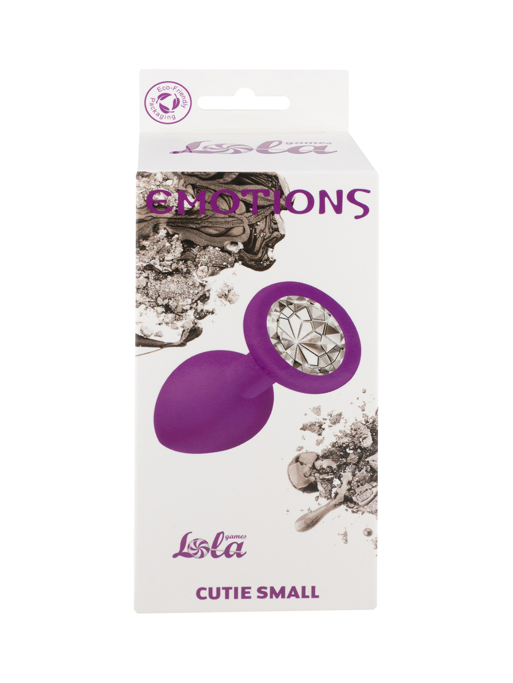 Анальная пробка Emotions Cutie Small Purple clear crystal 4011-04Lola