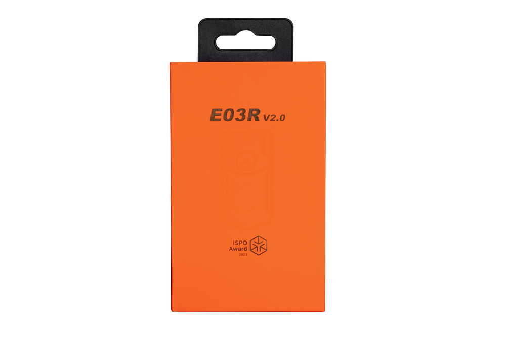 Фонарь-брелок Fenix E03R V2.0 голубой