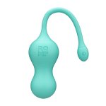 Бирюзовые виброшарики для G-точки c пультом ДУ Romp Cello Vibrating Egg RP261SG8