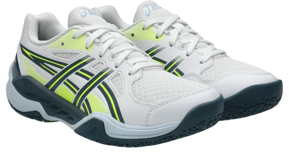 Детские теннисные кроссовки Asics Gel-Powerbreak GS - white/raw indigo