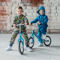 Комбинезон с  капюшоном "Sporty boys" утепленный