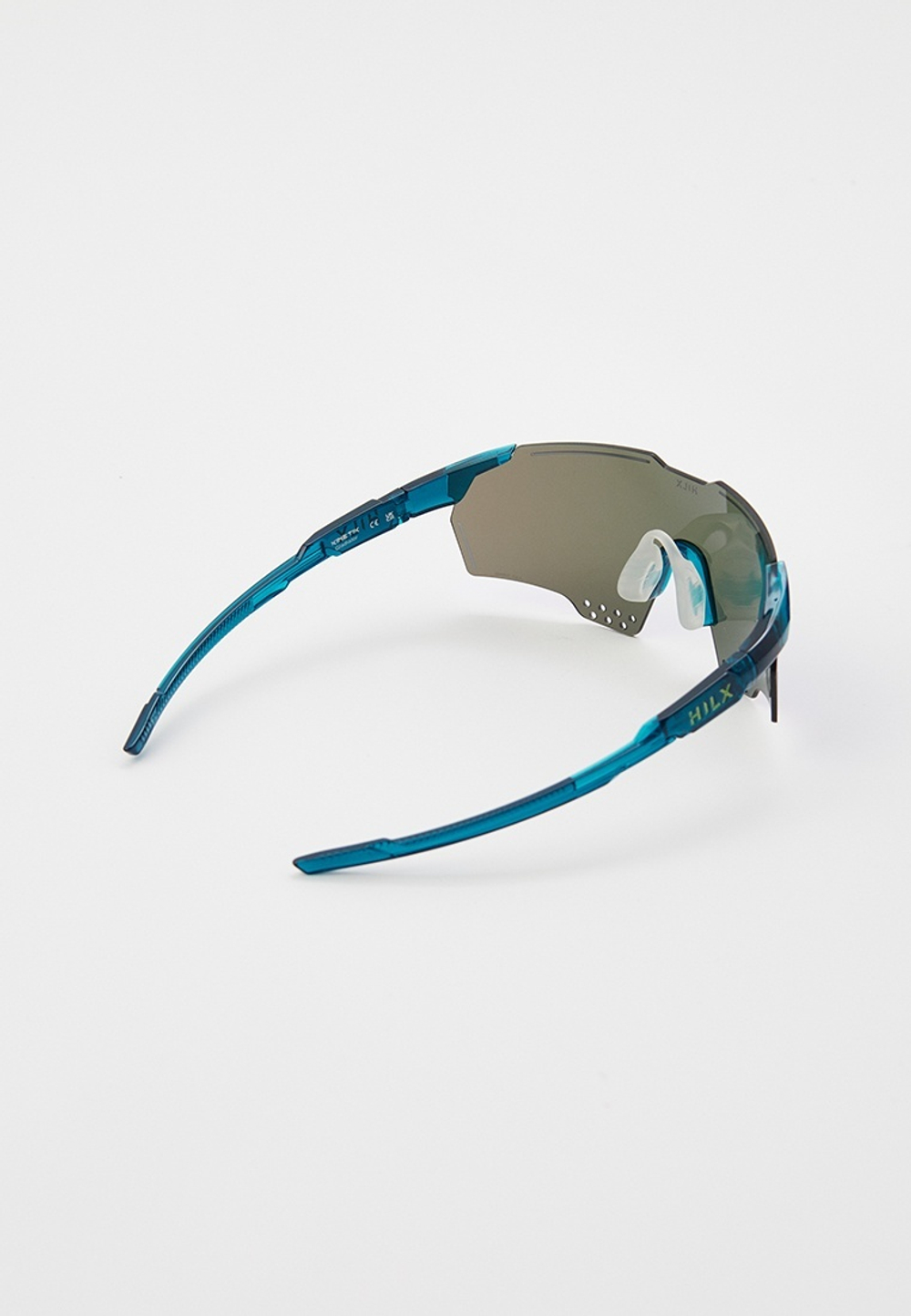 Спортивные очки с диоптриями HILX Gladiator (L) / Shiny Crystal Dark Green / Blue Mirror Lens