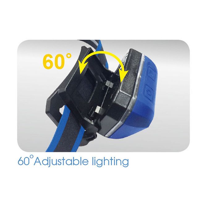 KING TONY (9TA52A) Фонарь светодиодный, налобный, 1 Led COB, 3,7 В