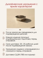 Кольцо с муассанитом "октагон" серебро 925, родий