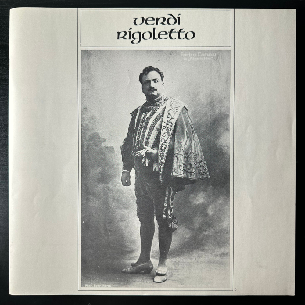 Верди - Риголлето 3LP (Англия 1973г.)