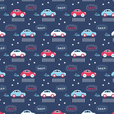 Buy dark blue baby fabric cars on road