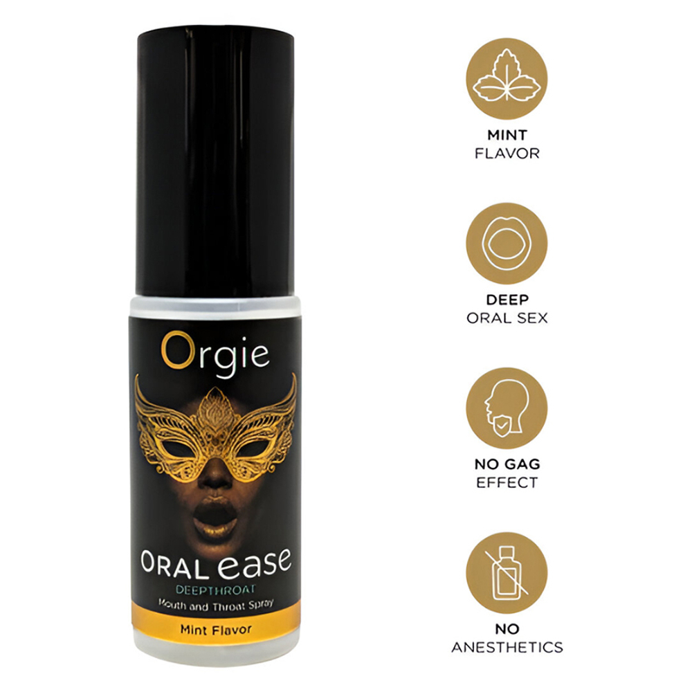 Спрей для орального секса с мятным вкусом Orgie Oral Ease Deepthroat Spray 15мл