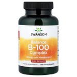 Swanson Vitamins, Balance B-100, высокоэффективный комплекс, 100 веганских таблеток