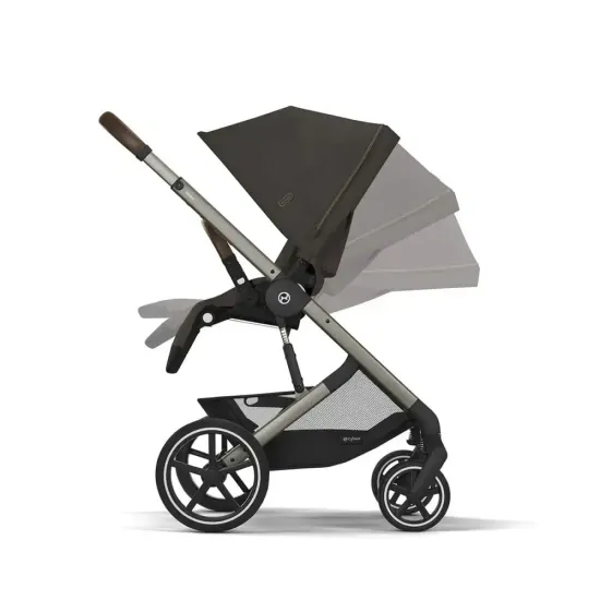 Коляска 2 в 1 Cybex Balios S Lux 2025 (Chocolate Brown/Taupe)