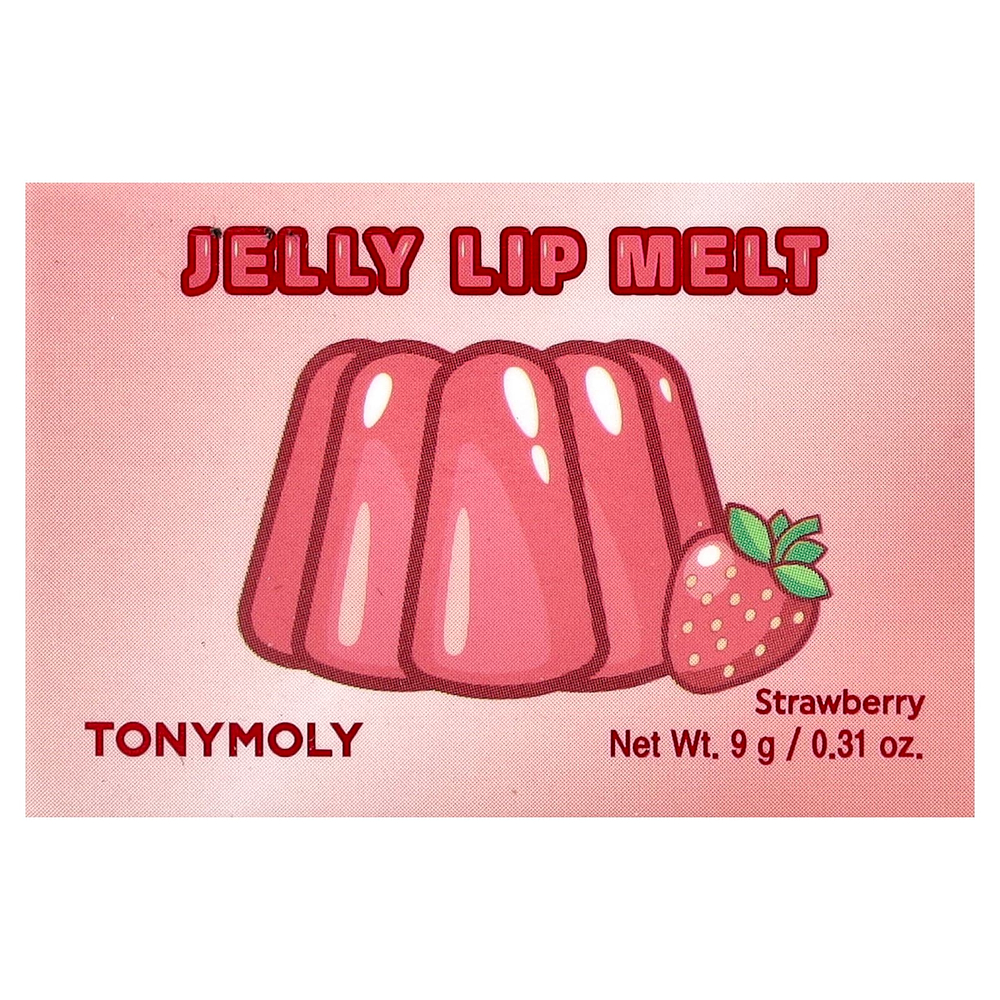 TonyMoly, желейная губная помада, с клубничным вкусом, 9 г (0,31 унции)