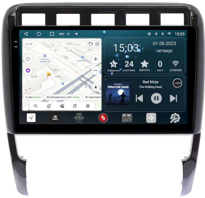 Магнитола для Porsche Cayenne 2002-2010 - RedPower 305 Android 10, Быстрая, QLED+2K, CarPlay, SIM-слот
