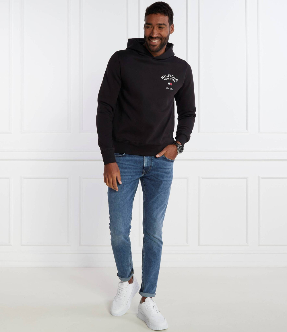 Худи ARCHED VARSITY Tommy Hilfiger - черный(MW0MW33641)