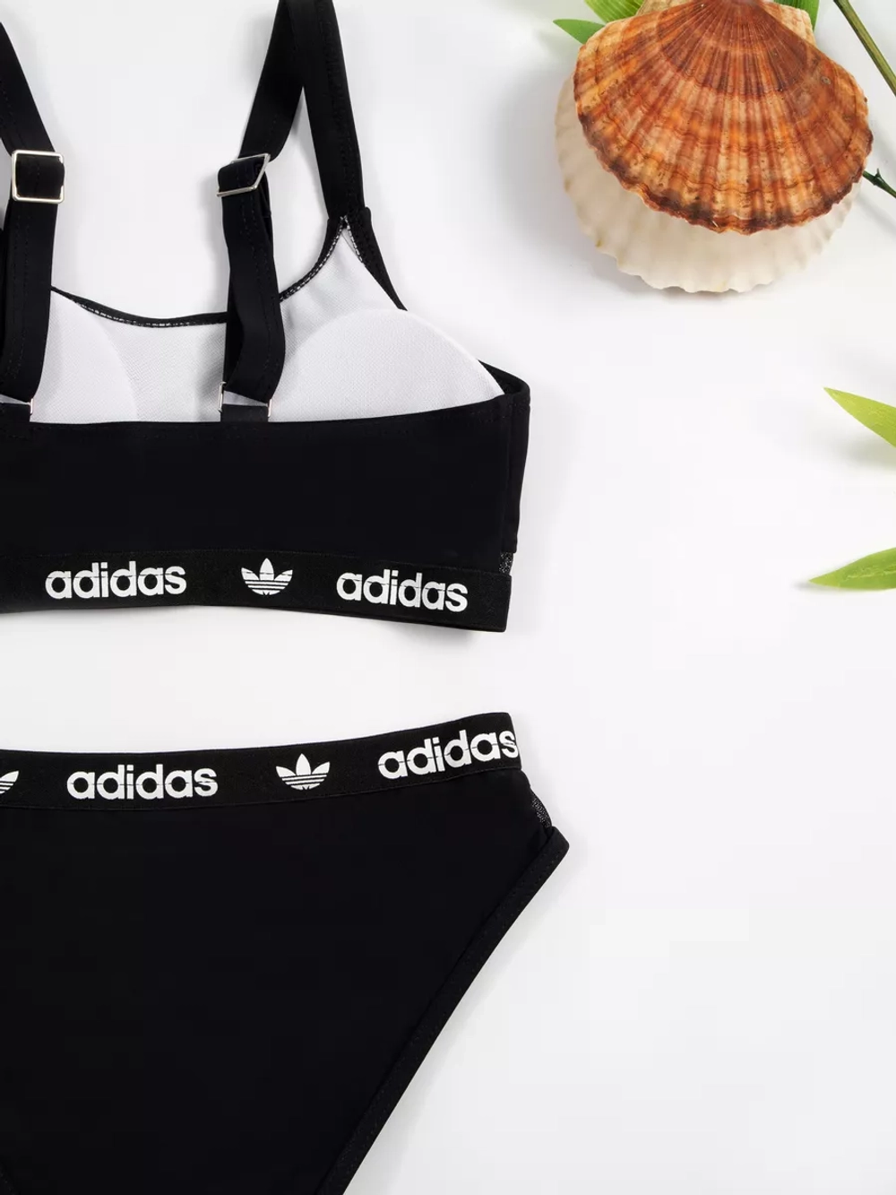Купальник раздельный спортивный с топом Adidas