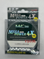 Шнур плетеный KDF MegaPower, 0,12 мм, разрывная нагрузка 6,1 кг