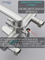 Шланг для душа 1.5м усиленный нержавеющая сталь