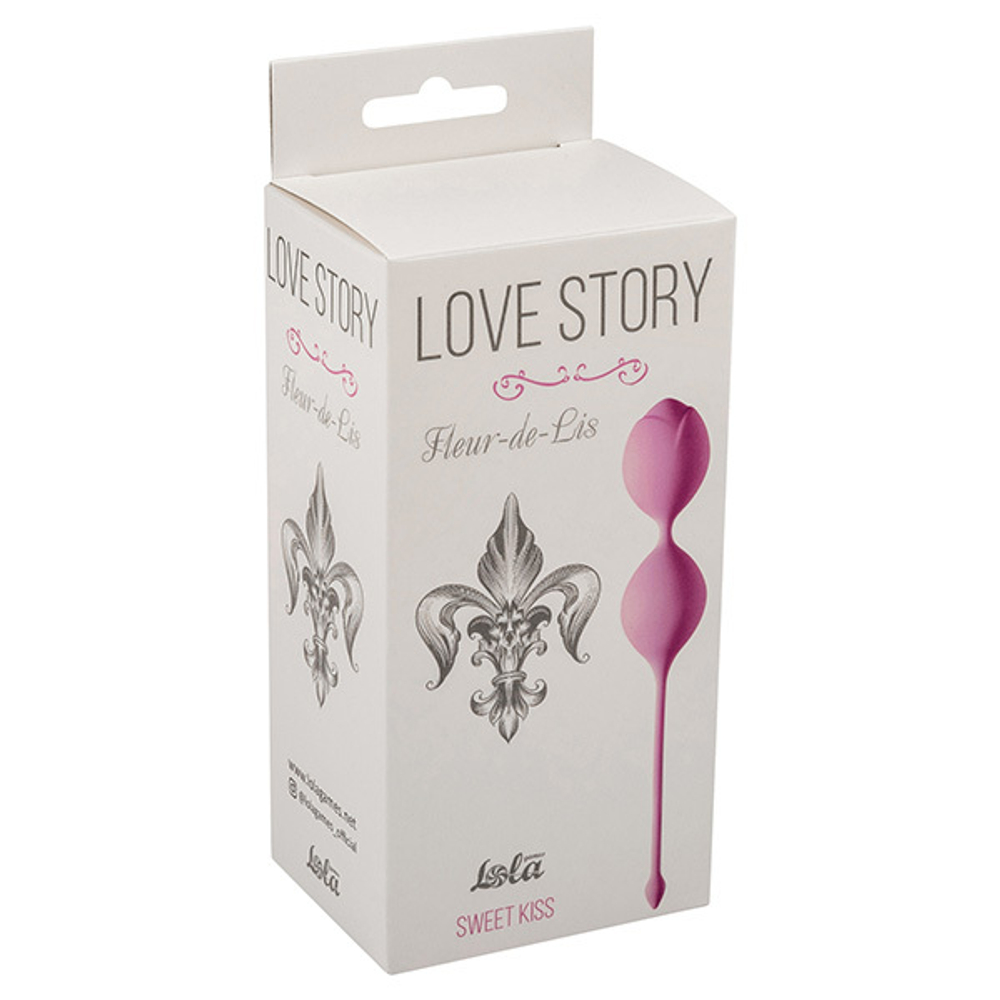 Вагинальные шарики 3,4см Lola Games Love Story Fleur-de-lis Sweet Kiss 3006-01Lola