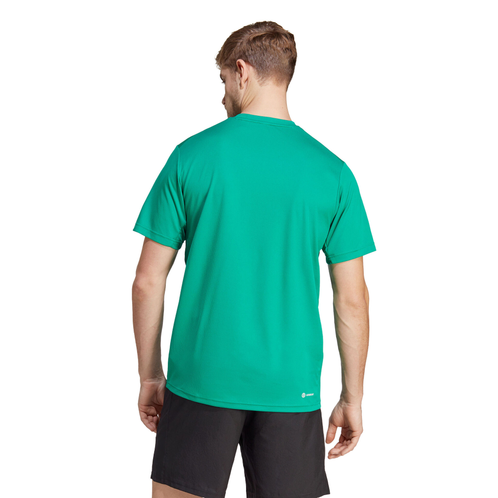 Мужское теннисное поло adidas Essentials Training T-Shirt Men - Green