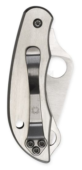 Складной нож Spyderco ClipiTools Bottle Opener Screwdriver Knife C175P c клинком из стали 8Cr13MoV, рукоять Stainless Steel