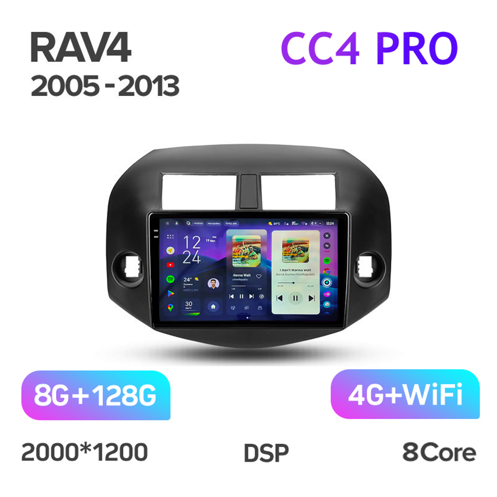 Teyes CC4 Pro 10,2" для Toyota RAV4, Vanguard 2005-2013