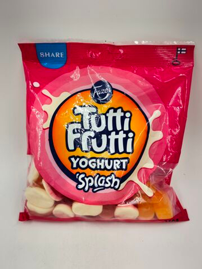 Жевательный мармелад Fazer Tutti Frutti Yoghurt Splash ассорти фруктовый йогурт 210 г (Из Финляндии)