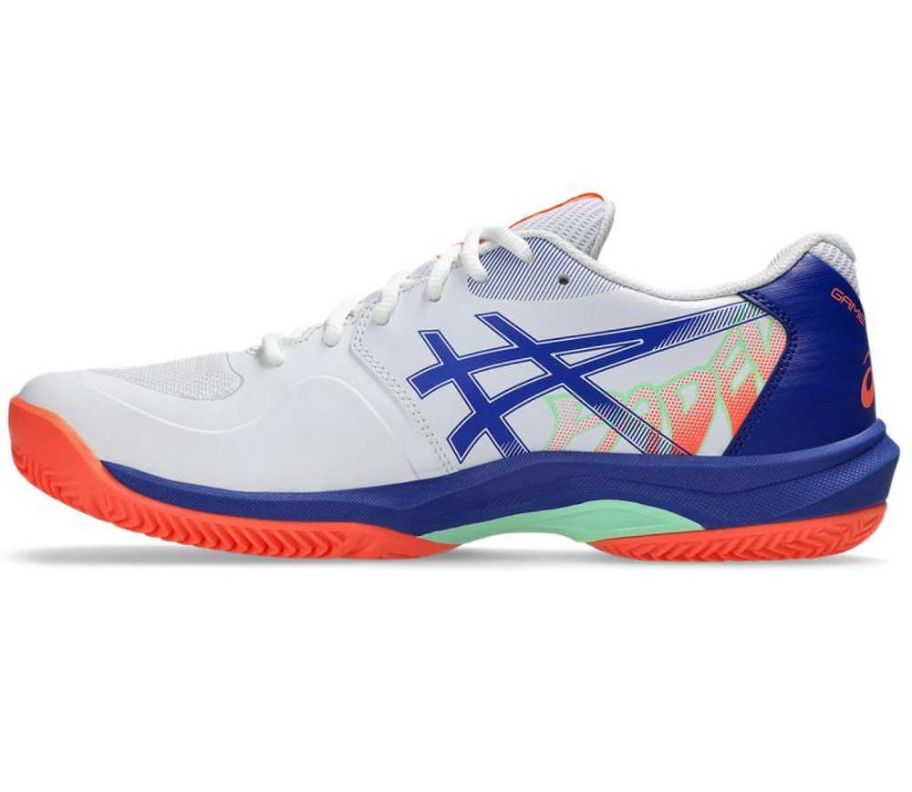 Мужские кросовки для Padel Asics Game FF Padel - белый/яркий коралловый