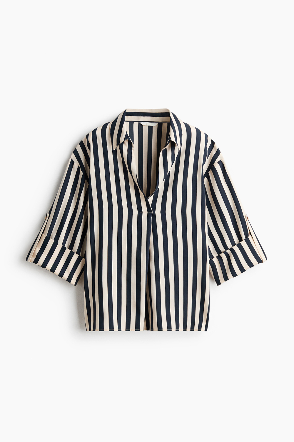 Рубашка-поповер оверсайз - H&M