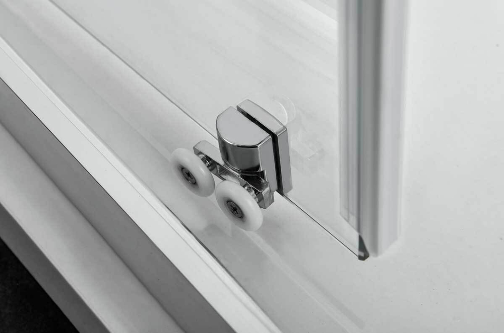 Душевая дверь Alpha VDS-3AL120CLB, 1200, черный, стекло прозрачное
