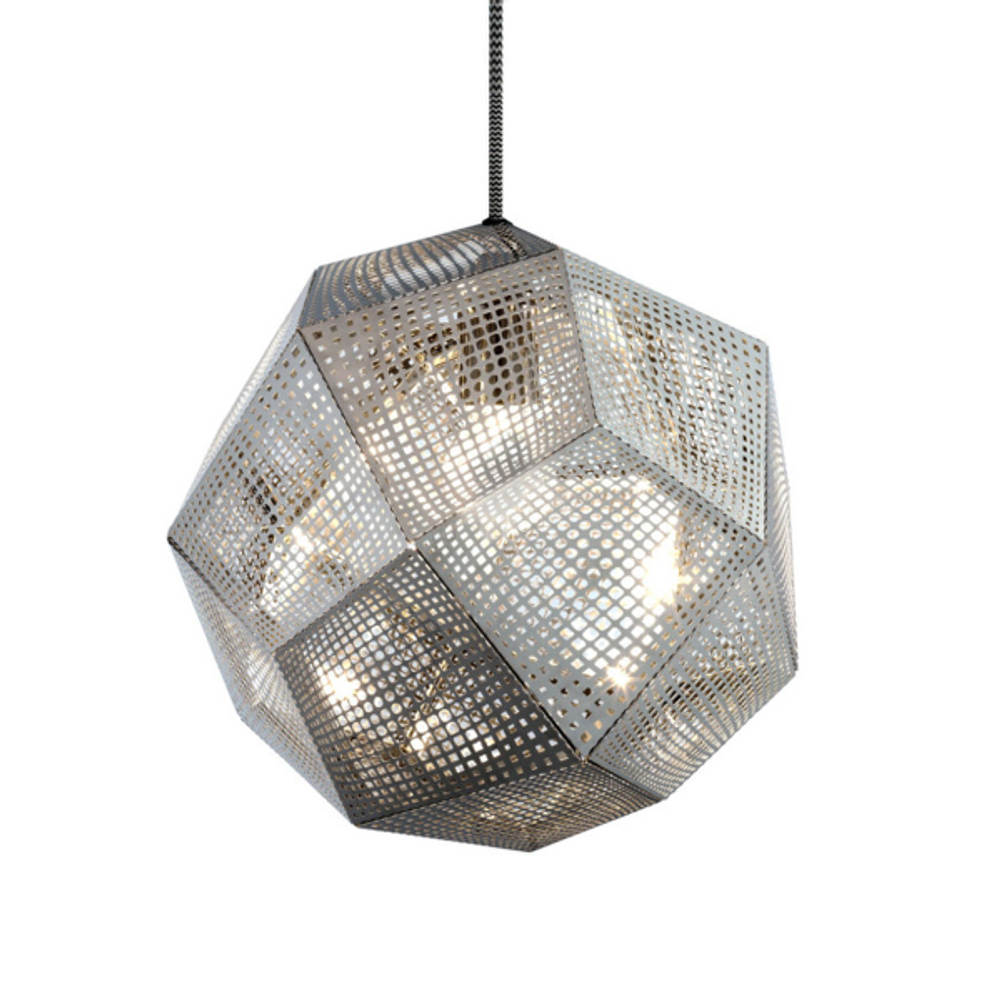 Подвесной дизайнерский светильник  Etch от Tom Dixon (серебряный)