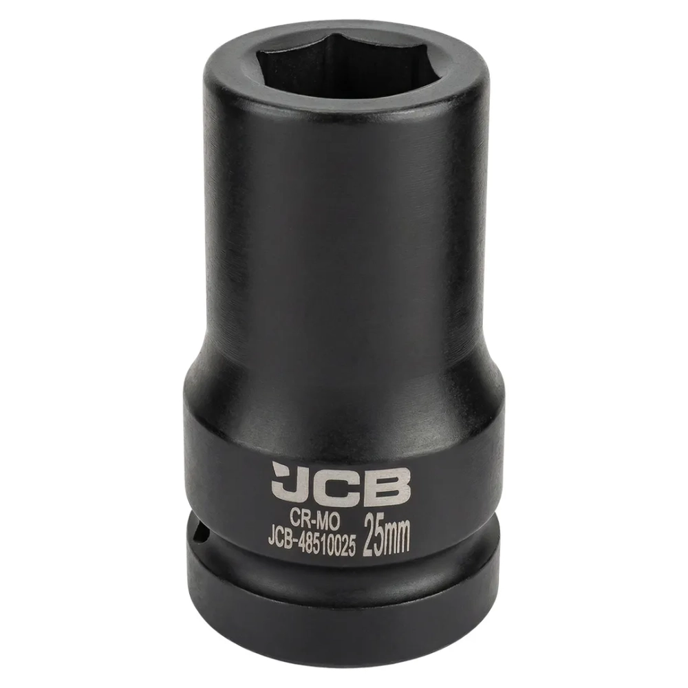 Головка ударная глубокая 25мм (6гр.), 1'' JCB JCB-48510025