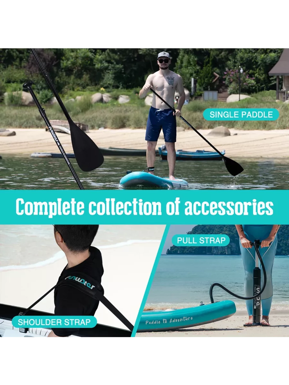 Сапборд надувной сап борд, sup board FunWаtеr Tiki 320 см