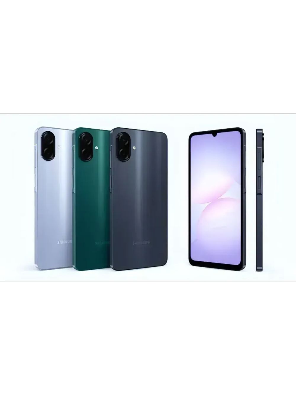 Смартфон Samsung Galaxy A07 4/64ГБ, Dual nano SIM, 6.7", 5000 мАч, Green (Зеленый)