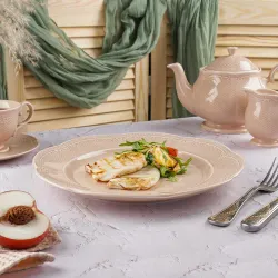 Тарелка d 30 см h3,5 см Aristocrat Peach Tea Noble [6]