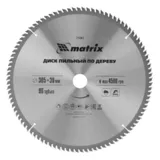 Пильный диск по дереву, 305 х 30 мм, 96 зубьев Matrix Professional — фото 1