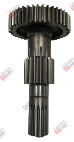 JS125T-1707048-1 - Вал промежуточный демультипликатора (длинный) на КПП