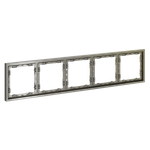 Рамка пластиковая на 5 постов, (шелк) Voltum S70 VLS100504