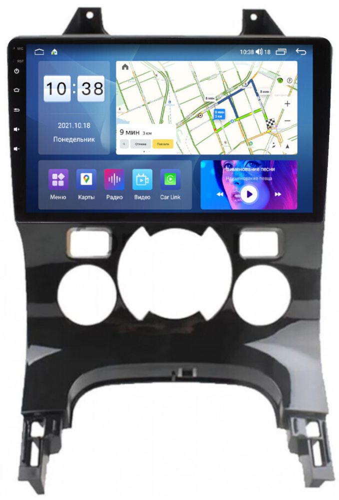 Магнитола для Peugeot 3008 2010-2017 (климат) - Parafar PF082XHD на Android 13, CarPlay, 4G SIM-слот