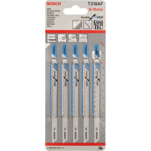 Пильное полотно T 318 AF BOSCH 2608634241
