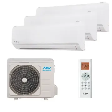 Мультисплит система на 3 комнаты MDV MDSAF-09HRDN8 x 2 + MDSAF-12HRDN8 / MD3O-27HFN8