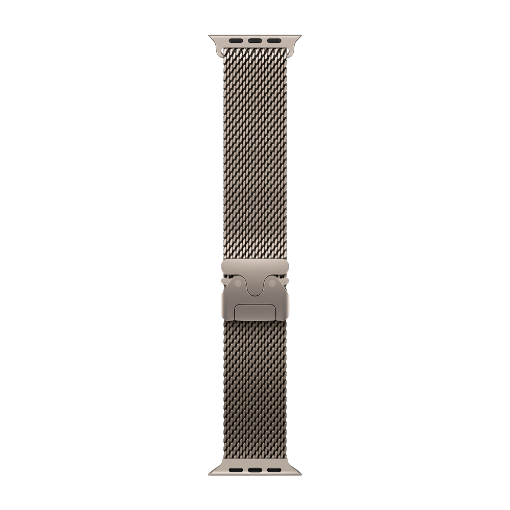 Умные часы Apple Watch Ultra 2 (2024) GPS + Cellular, 49mm, Natural Titanium Case with Natural Titanium Milanese Loop S, (Натуральный титановый)