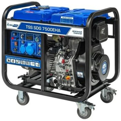 Дизельный генератор ТСС SDG 7500EHA, 7 кВт ном., 220/12 В, 200026