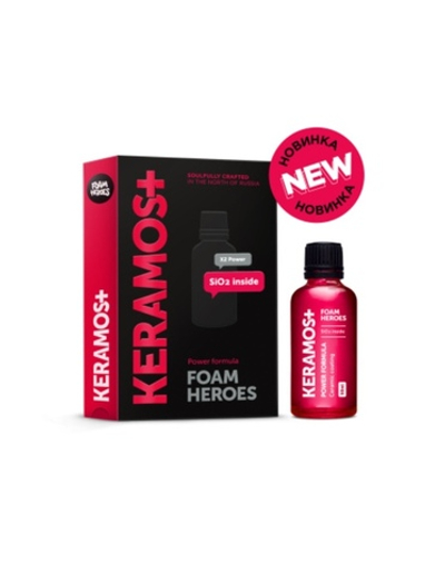Foam Heroes Keramos+ керамическое покрытие для ЛКП автомобиля, 30мл