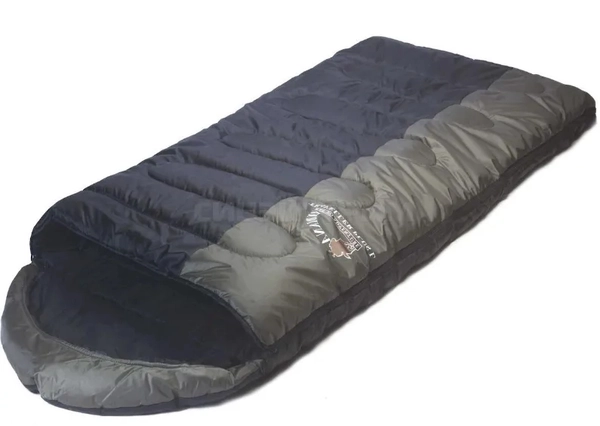 Спальный мешок TRAVELLER PLUS R-zip от -12С (с подголовником 230x90см)INDI