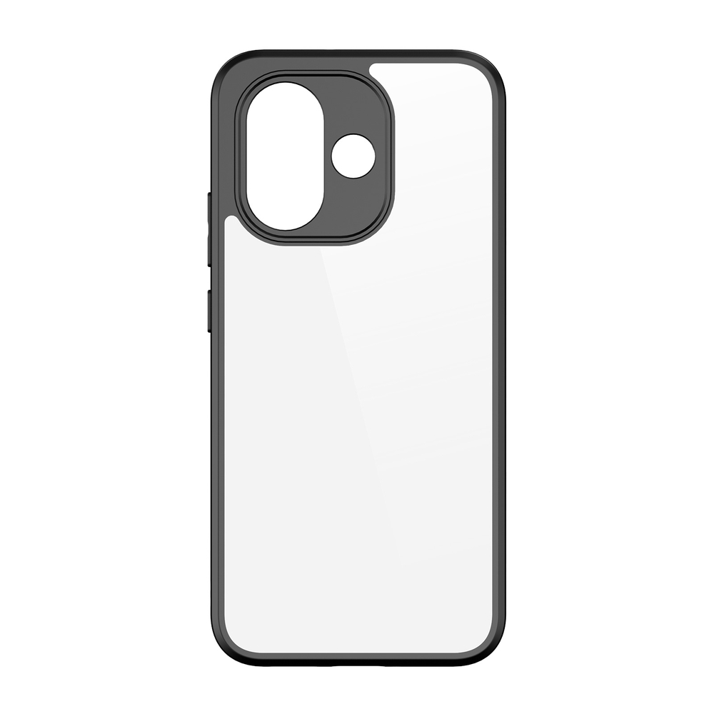 Чехол прозрачный с черными рамками для Xiaomi Redmi Note 17 4G, серия Aimo Series Case от Dux Ducis