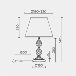 Настольный светильник LED4U L9928 AB