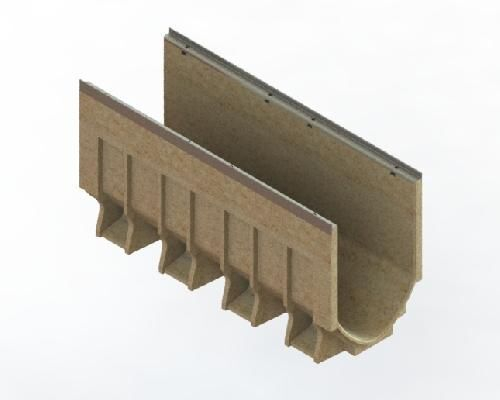 Лоток водоотводный CompoMax Drive DN300 H510 V-образный