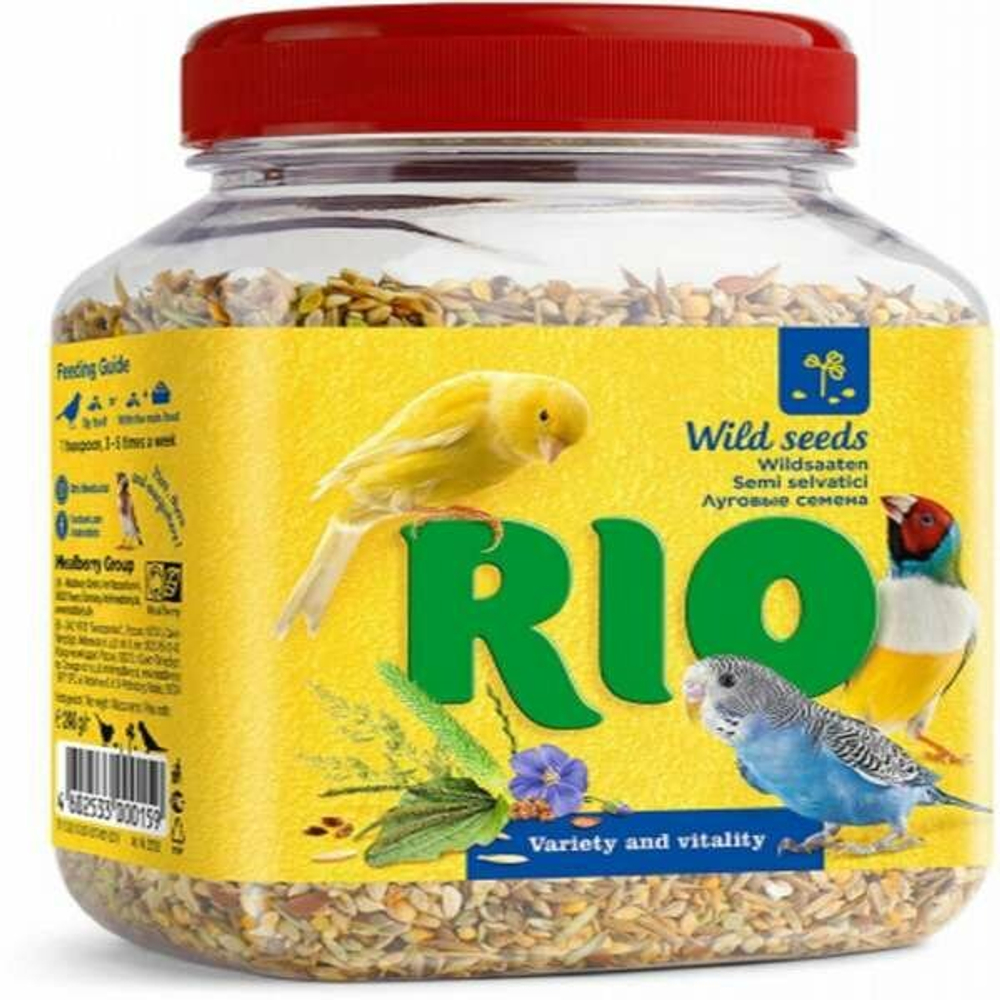 Лакомство для волнистых попугаев "Луговые семена", 240г  RIO