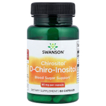 Swanson Vitamins, Chirositol®, D-хироинозитол, 85 мг, 60 капсул