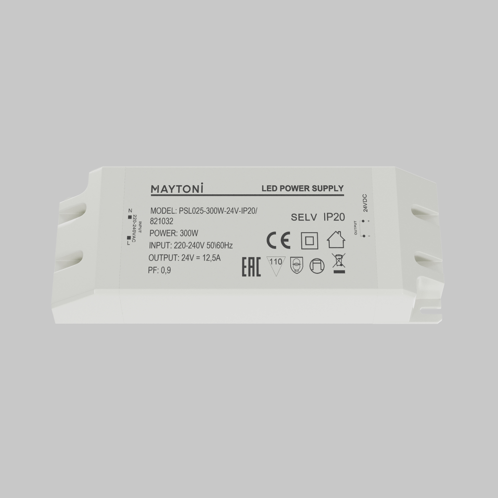 Источник напряжения Maytoni PSL025 24В 300Вт IP20 821032