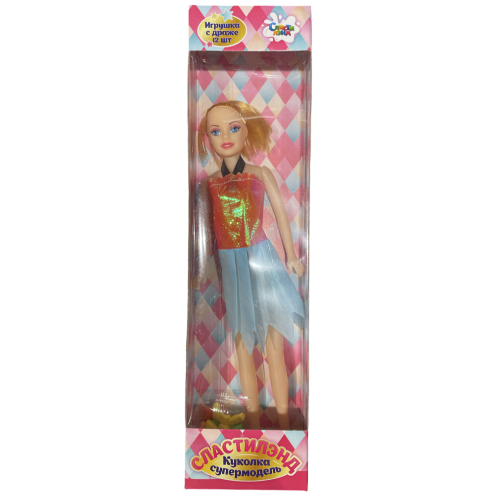 Игрушка с драже Сластилэнд куколка супермодель 12*12 5
